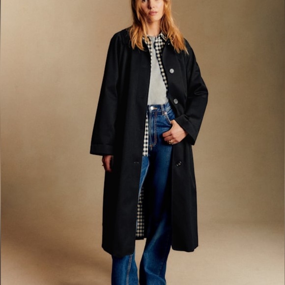 Sezane Jackets & Blazers - Sezane Clyde Coat - Black, Size 2